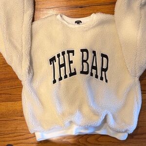 The Bar Apres Ski Gigi Cream Sweatshirt